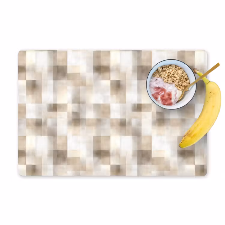 Textuur - Linnen - Beige Placemat vinyl groot 368 -zzzproduct_Kitchenyeah-website