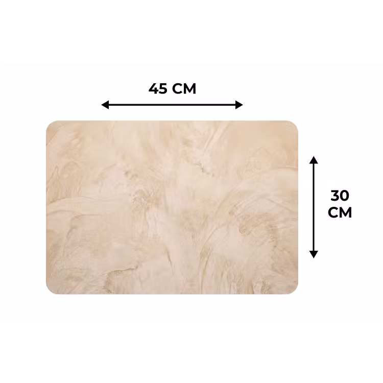 Textuur - Patroon - Abstract - Modern - Beige Placemat vinyl groot -specs
