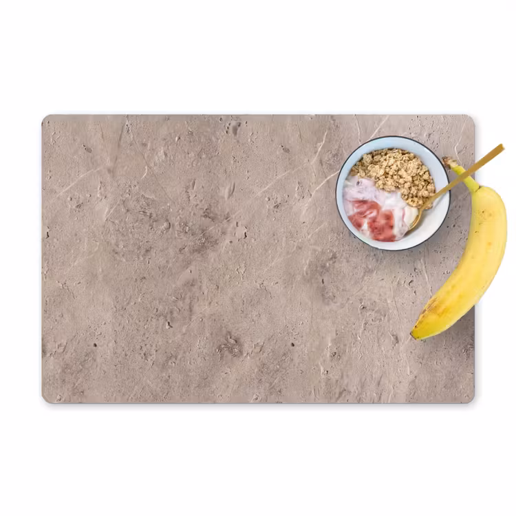 Textuur - Steen - Patroon - Rustiek - Beige Placemat vinyl groot -zzzproduct_Kitchenyeah-website