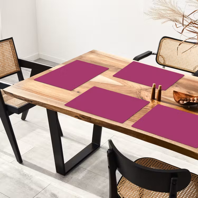 Deep - Magenta - Paars Placemat vinyl groot 368 -zzsfeer4_Kitchenyeah-website