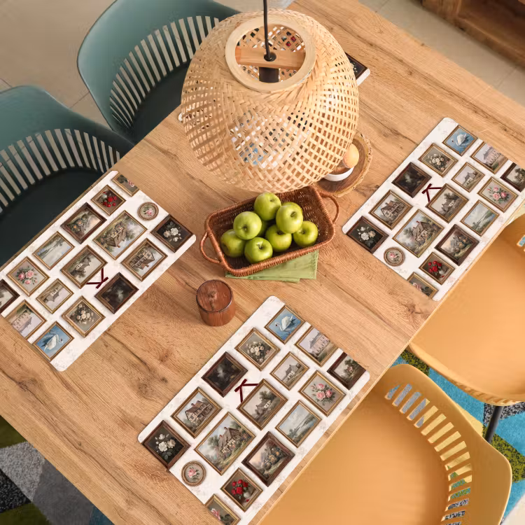 Dier - Kat - Portret - Klassiek Placemat vinyl groot -zzsfeer5_Kitchenyeah-website