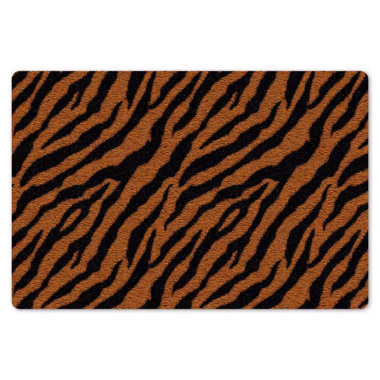 Tijger - Vacht - Zwart Placemat vinyl groot 368 -zzsfeer1_Kitchenyeah-website