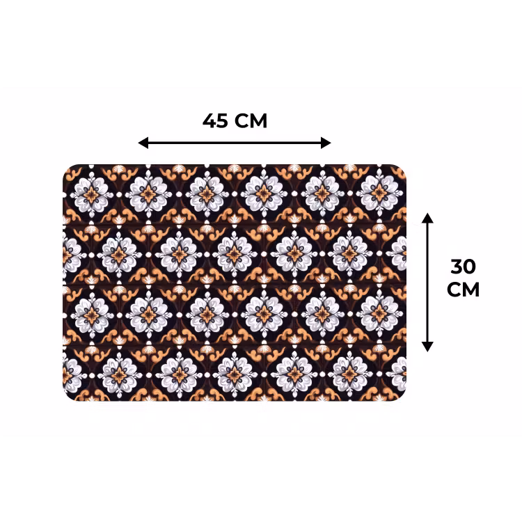 traditioneel - Element - Kleurrijk Placemat vinyl groot 368 -specs