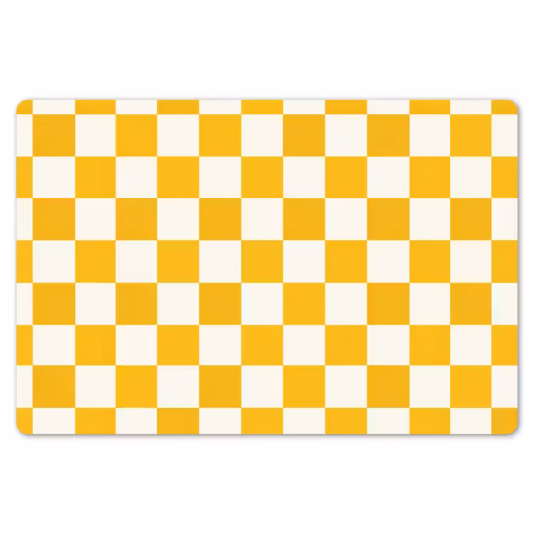 Traditioneel - Patroon - Geel Placemat vinyl groot 368 -zzsfeer1_Kitchenyeah-website