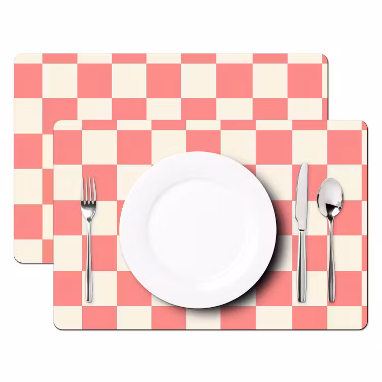 Traditioneel - Patroon - Roze Placemat vinyl groot 368 -zzsfeer2_Kitchenyeah-website