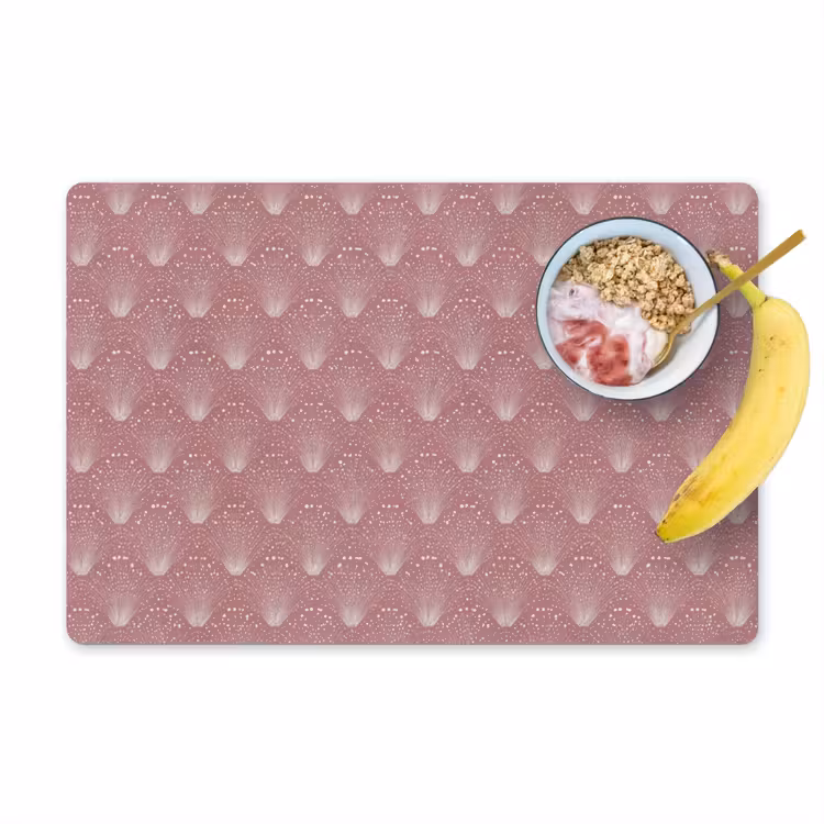 Trendy - Patroon - Roze Placemat vinyl groot 368 -zzzproduct_Kitchenyeah-website