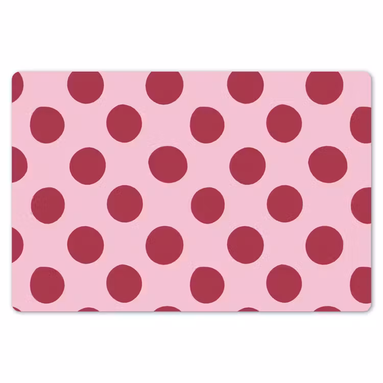 Stippen - Patroon - Bordeaux Placemat vinyl groot 368 -zzsfeer1_Kitchenyeah-website