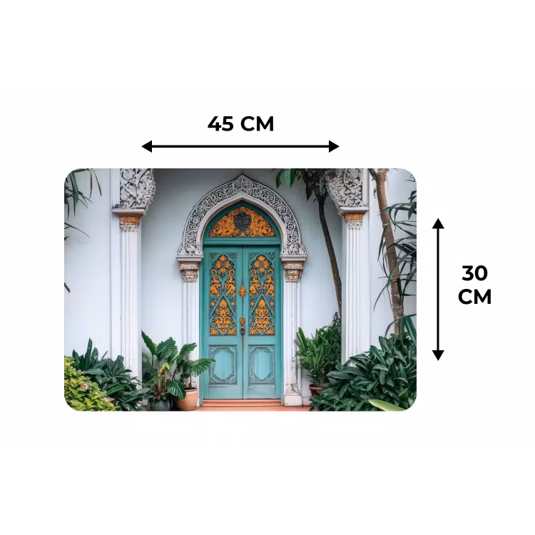 Deur - Patronen - Planten Placemat vinyl groot -specs