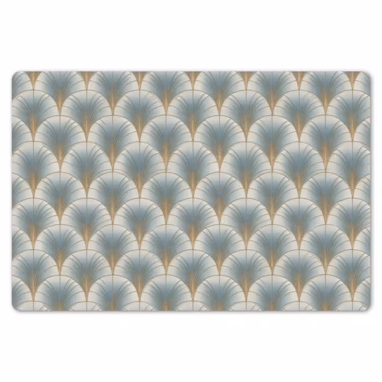 Waaier - Klassiek - Blauw Placemat vinyl groot 368 -zzsfeer1_Kitchenyeah-website