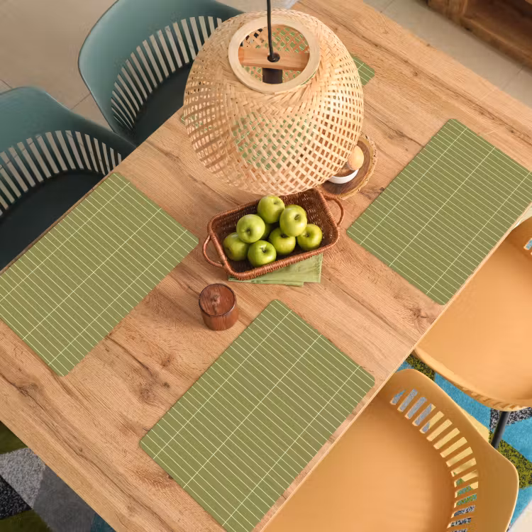 Verticaal - Wandtegel - Olijfgroen Placemat vinyl groot 368 -zzsfeer5_Kitchenyeah-website