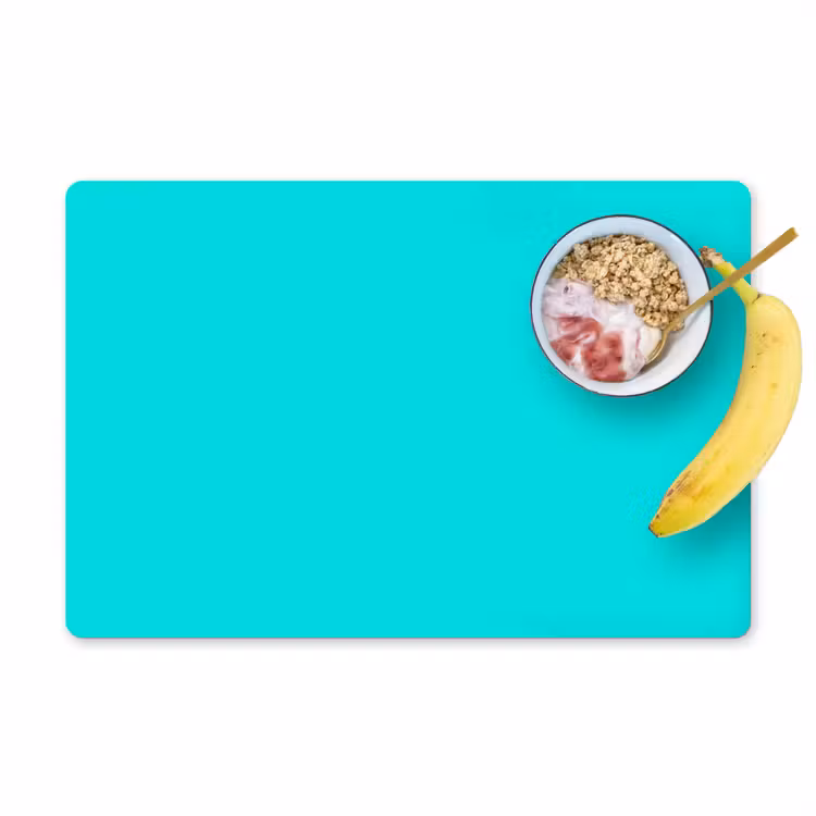 Vivid - Aquamarine - Turkoois Placemat vinyl groot 368 -zzzproduct_Kitchenyeah-website
