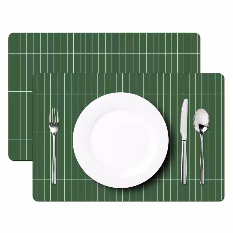Wandtegel - Verticaal - Donkergroen Placemat vinyl groot 368 -zzsfeer2_Kitchenyeah-website