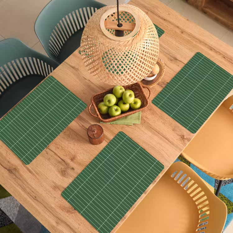 Wandtegel - Verticaal - Donkergroen Placemat vinyl groot 368 -zzsfeer5_Kitchenyeah-website