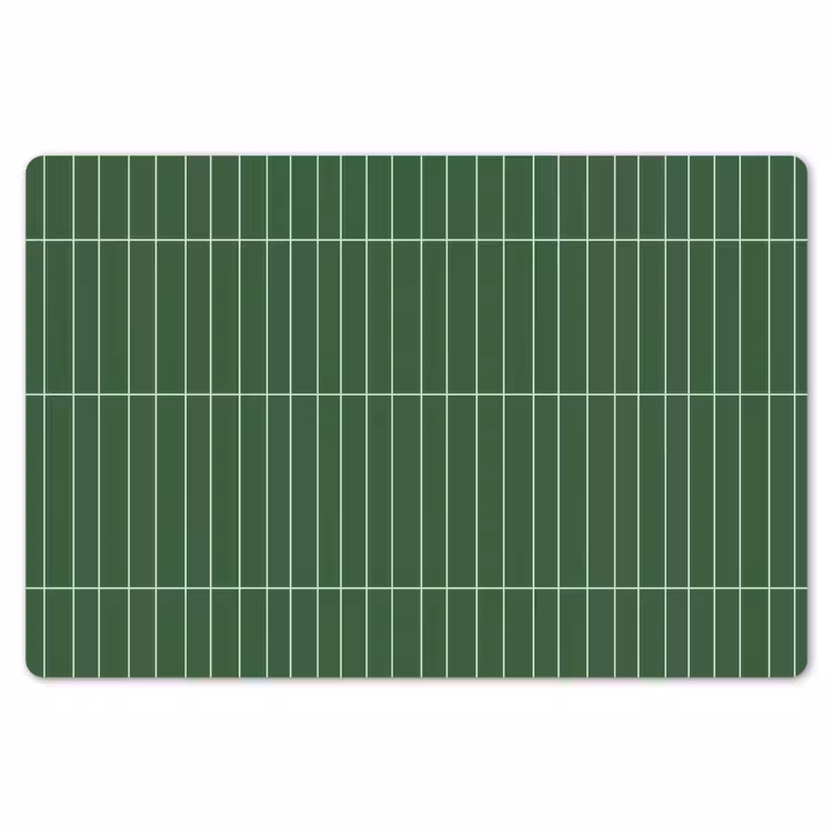 Wandtegel - Verticaal - Donkergroen Placemat vinyl groot 368 -zzsfeer1_Kitchenyeah-website