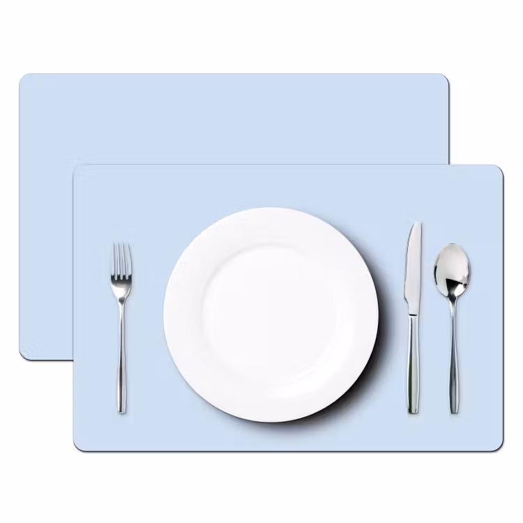 Why not - Blauw - Licht blauw - Quote Placemat vinyl groot -zzsfeer2_Kitchenyeah-website