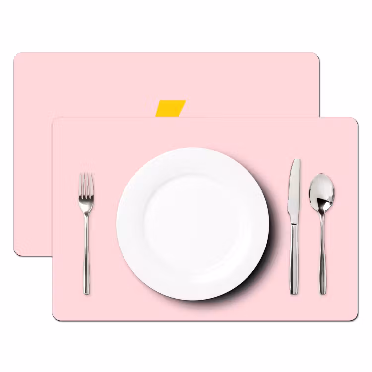Why not - Bliksem - Roze Placemat vinyl groot -zzsfeer2_Kitchenyeah-website