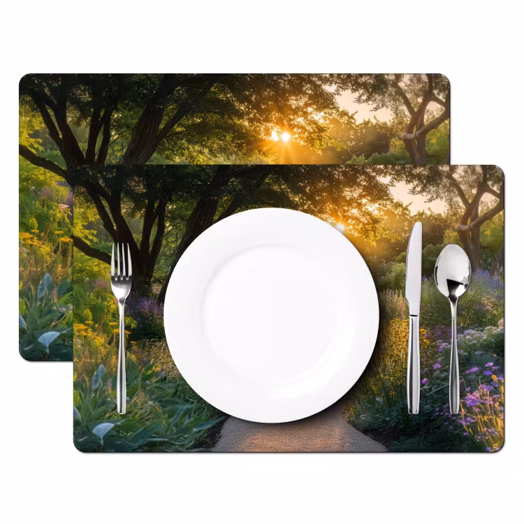 Pad - Bloemen - Park Placemat vinyl groot -zzsfeer2_Kitchenyeah-website