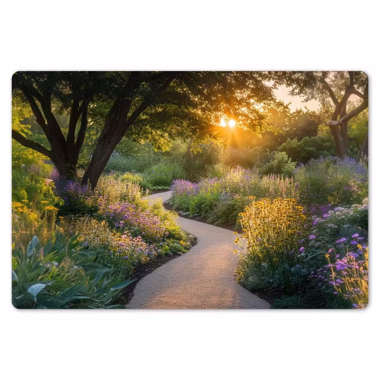 Pad - Bloemen - Park Placemat vinyl groot -zzsfeer1_Kitchenyeah-website