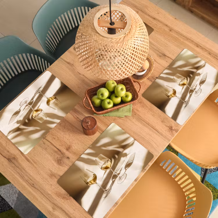 Wijn - Wijnglazen - Wit Placemat vinyl groot -zzsfeer5_Kitchenyeah-website