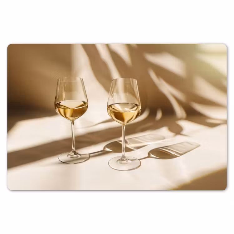 Wijn - Wijnglazen - Wit Placemat vinyl groot -zzsfeer1_Kitchenyeah-website