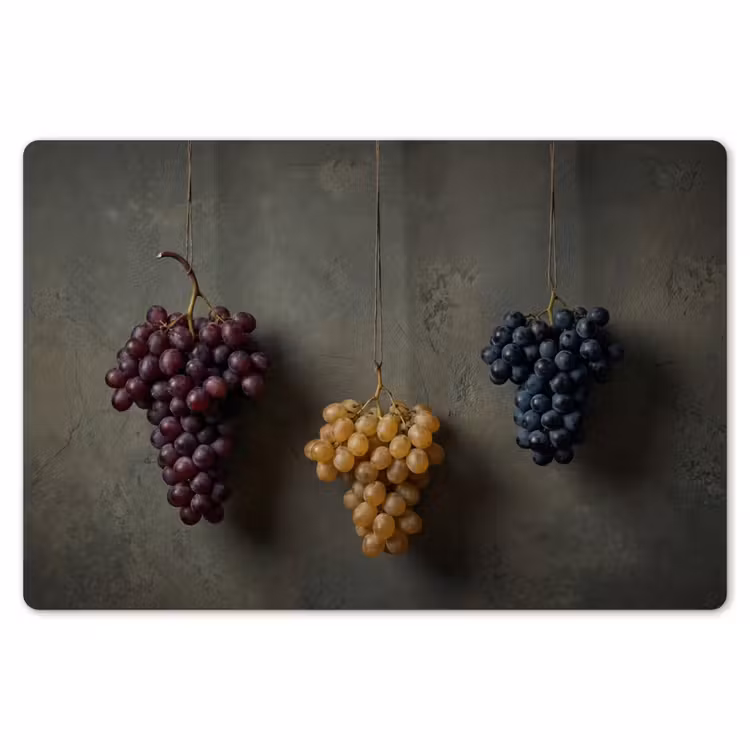 Druiven - Kleurrijk - Muur Placemat vinyl groot -zzsfeer1_Kitchenyeah-website