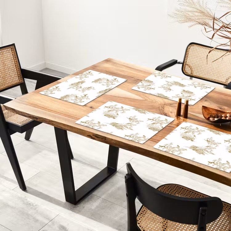 Wit - Apen - Beige Placemat vinyl groot 368 -zzsfeer4_Kitchenyeah-website