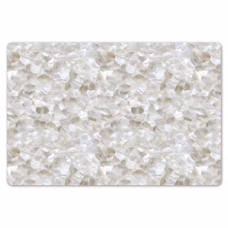 Wit - Penseelstreken - Reliëfeffect Placemat vinyl groot 368 -zzsfeer1_Kitchenyeah-website