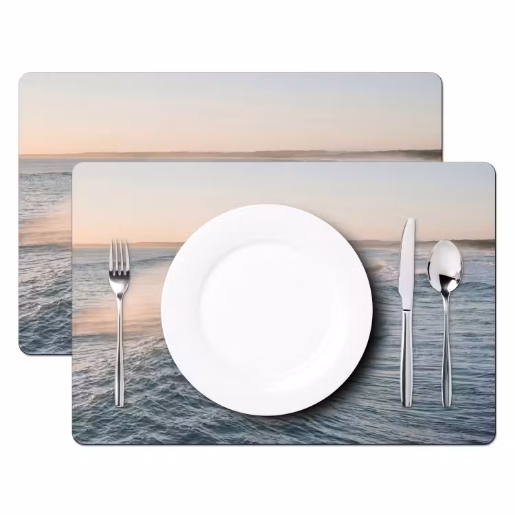 Golf - Zee - Water Placemat vinyl groot -zzsfeer2_Kitchenyeah-website