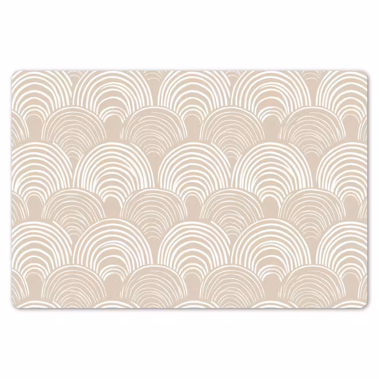 Golven - Structuur - Beige Placemat vinyl groot 368 -zzsfeer1_Kitchenyeah-website