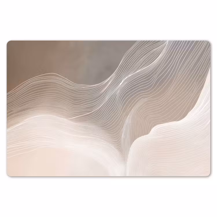 Golvende lijnen - Luchtstromen - Harmonieus Placemat vinyl groot -zzsfeer1_Kitchenyeah-website