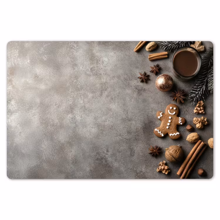 Winter - Kerst - Warm - Eten Placemat vinyl groot -zzsfeer1_Kitchenyeah-website