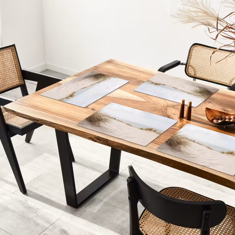Wolken - Duinlandschap - Zand Placemat vinyl groot -zzsfeer4_Kitchenyeah-website