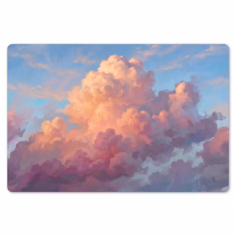 Wolken - Lucht - Natuur - Abstract - Kleurrijk Placemat vinyl groot -zzsfeer1_Kitchenyeah-website