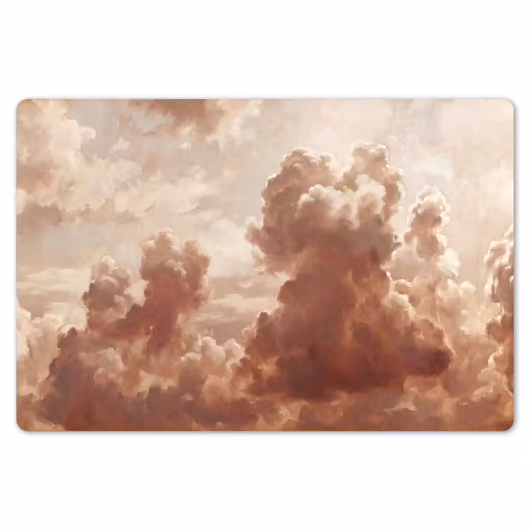 Wolken - Lucht - Natuur - Modern - Bruin Placemat vinyl groot -zzsfeer1_Kitchenyeah-website