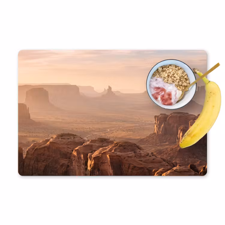 Woestijn - Landschap - Natuur Placemat vinyl groot -zzzproduct_Kitchenyeah-website