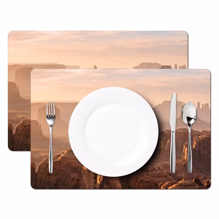 Woestijn - Landschap - Natuur Placemat vinyl groot -zzsfeer2_Kitchenyeah-website