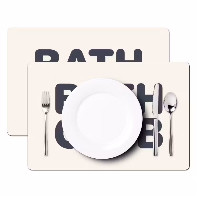 Quote - Grijs - Wit Placemat vinyl groot -zzsfeer2_Kitchenyeah-website