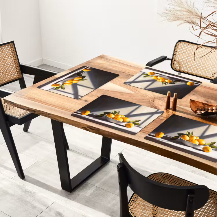 Citroenen - Stilleven - Geel Placemat vinyl groot -zzsfeer4_Kitchenyeah-website