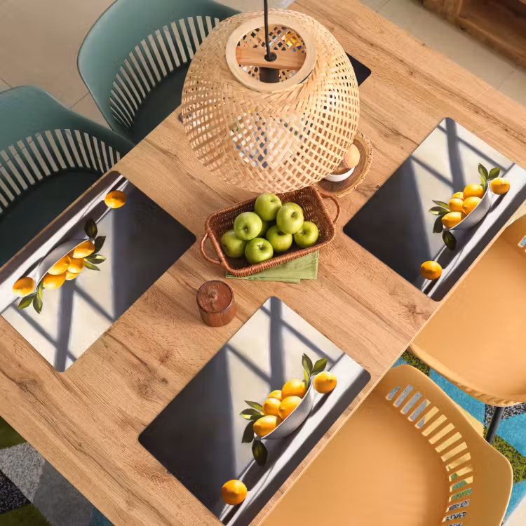Citroenen - Stilleven - Geel Placemat vinyl groot -zzsfeer5_Kitchenyeah-website