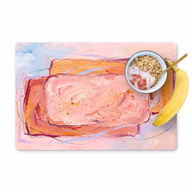 Abstract - Vormen - Modern - Roze Placemat vinyl groot -zzzproduct_Kitchenyeah-website