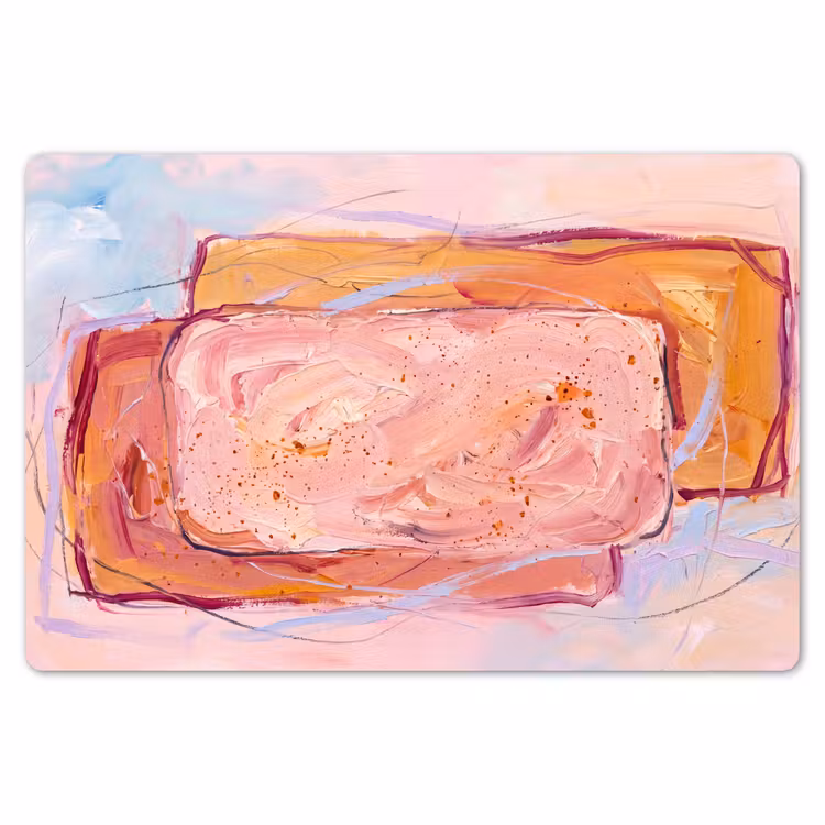 Abstract - Vormen - Modern - Roze Placemat vinyl groot -zzsfeer1_Kitchenyeah-website
