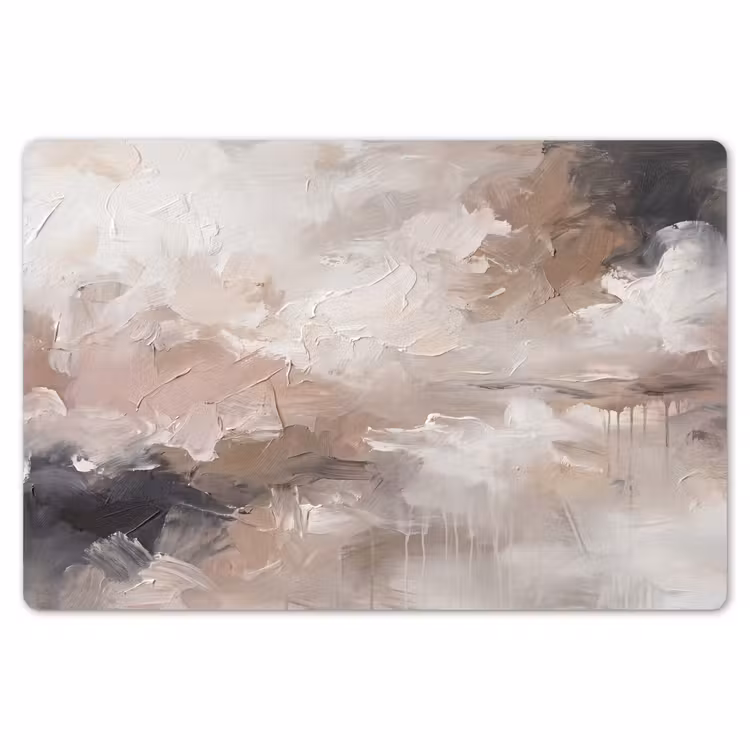 Abstract - Textuur - Kunst - Modern - Beige Placemat vinyl groot -zzsfeer1_Kitchenyeah-website