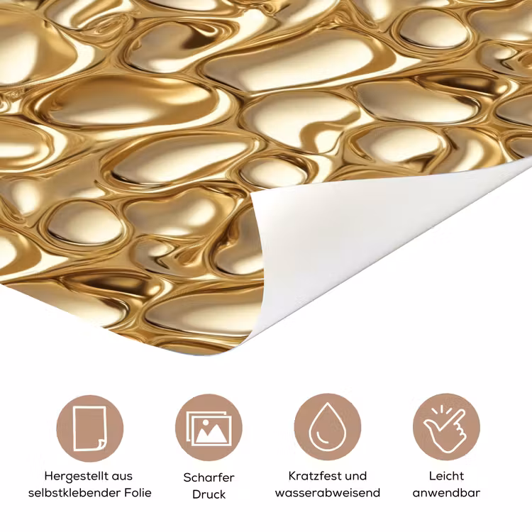 Abstract - Modern - Goud deurposter klein 289 -tcloseup_DE