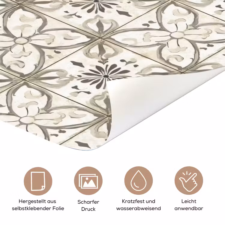 Antiek - Tegel - Beige deurposter klein 289 -tcloseup_DE