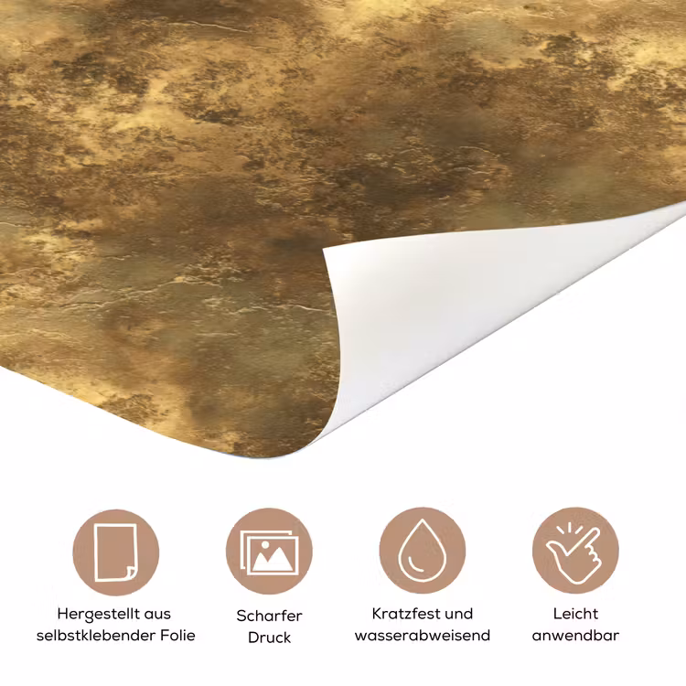 Antiek - Metaallook - Goud deurposter klein 289 -tcloseup_DE