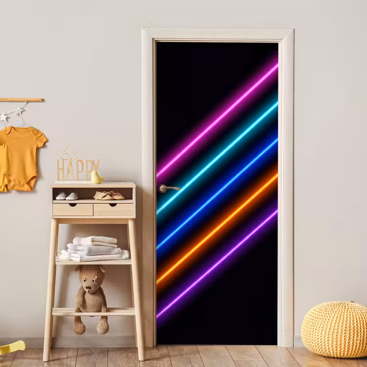 Esthetiek - Retro - Neon deurposter klein -sfeer4