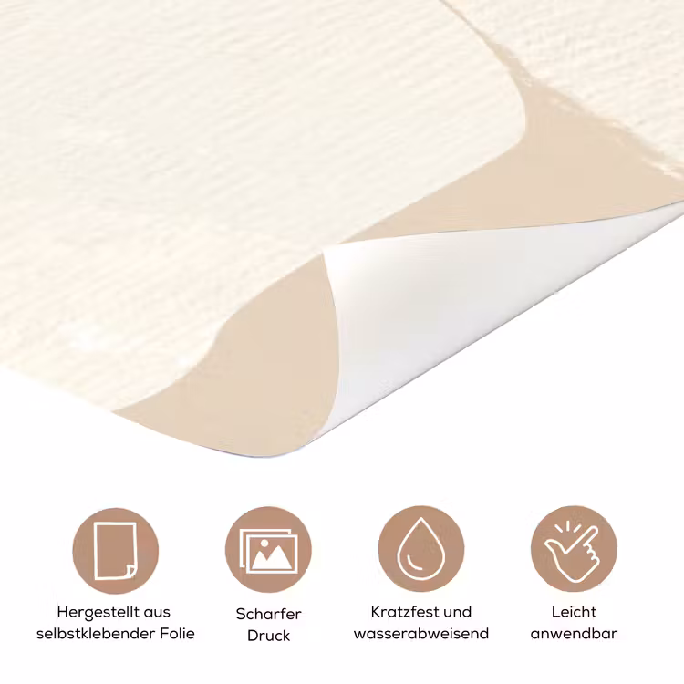 Beige - Abstract - Modern deurposter klein -tcloseup_DE