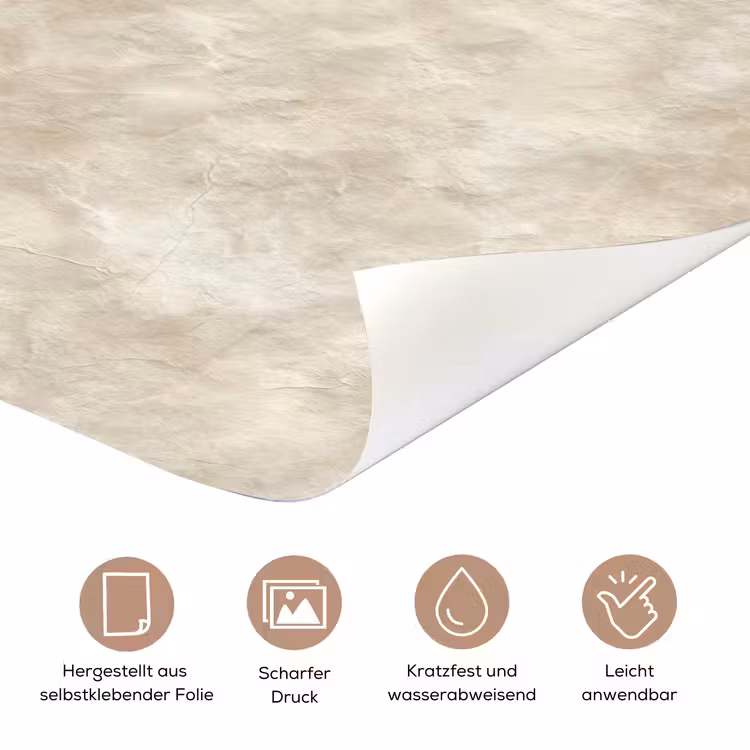 Beige - Reliëfstructuur - Natuursteen deurposter klein 289 -tcloseup_DE