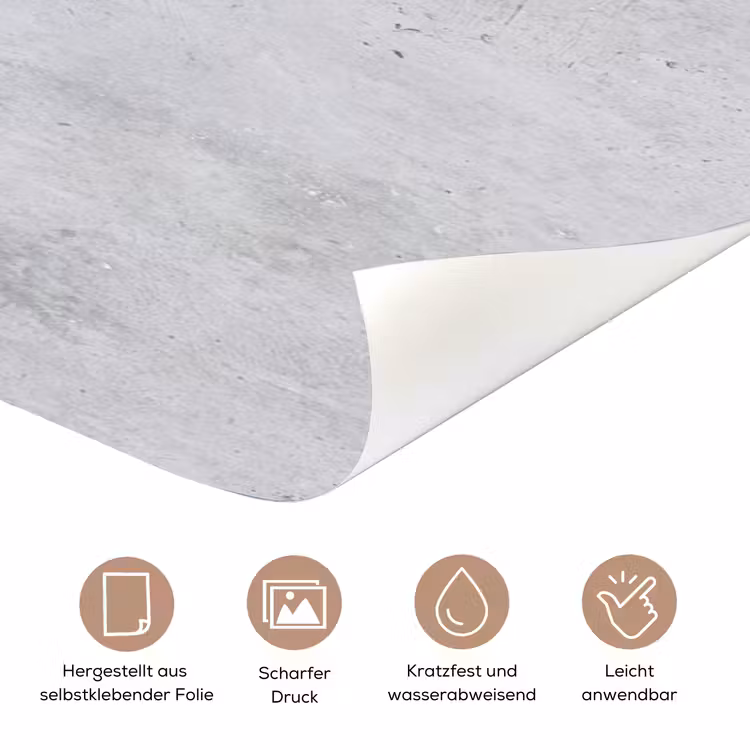 Beton - Textuur - Achtergrond - Grijs - Industrieel deurposter klein -tcloseup_DE