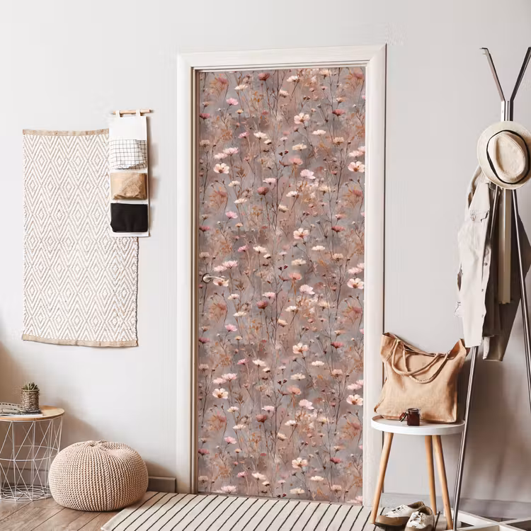 Bloemen - Wild - Pastel deurposter klein 289 -sfeer6